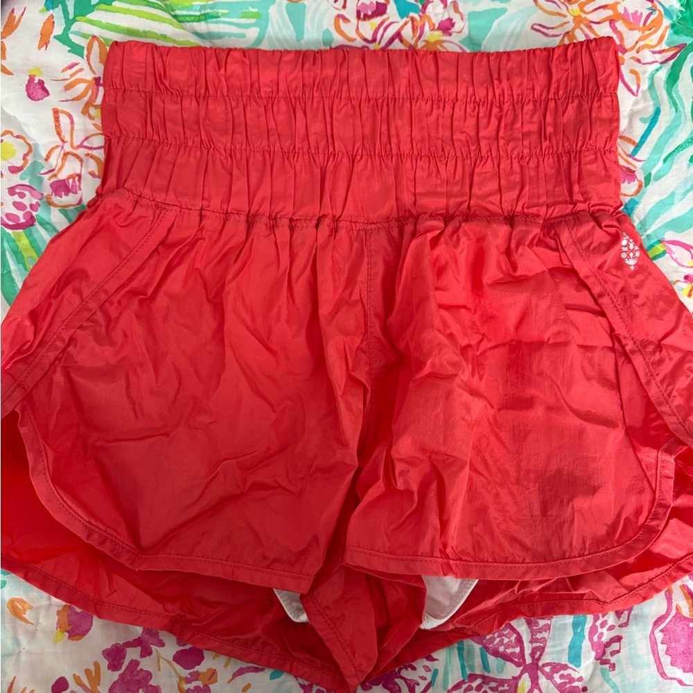 Free People Movement Red Way Home Shorts Size Small